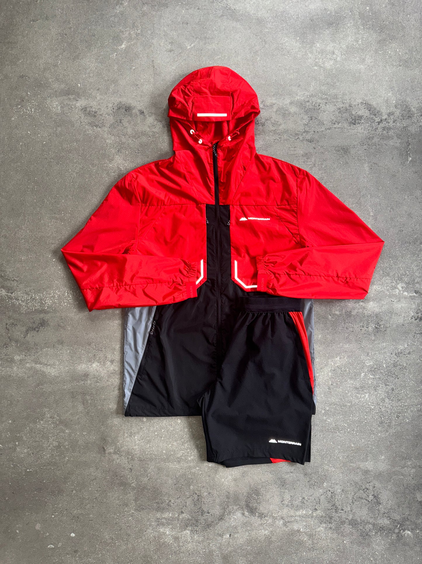 Monterrain lyde jacket set chilli