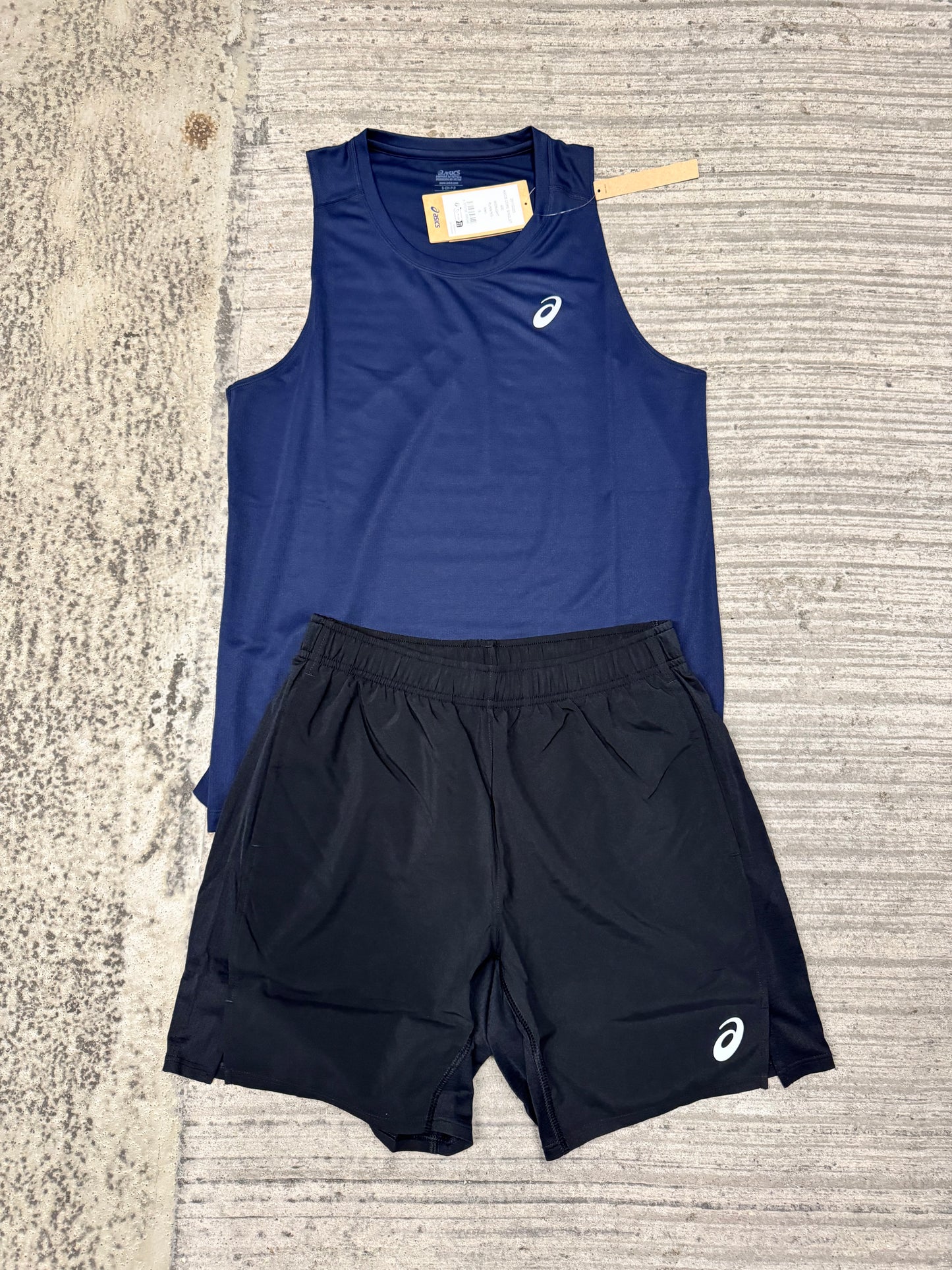 Asics vest short navy