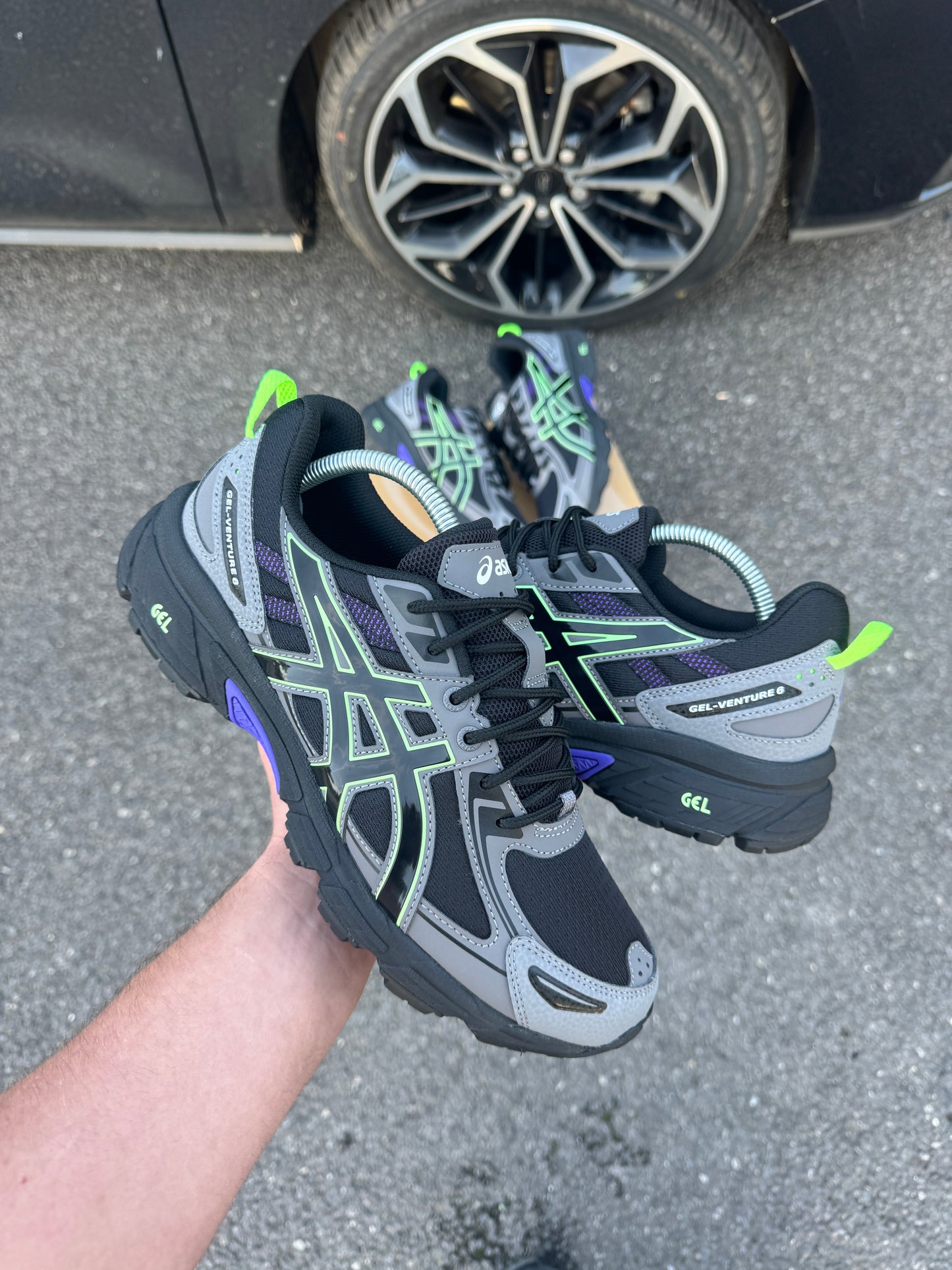 Asics Gel Venture 6 ‘Carbon/Purple/neon’