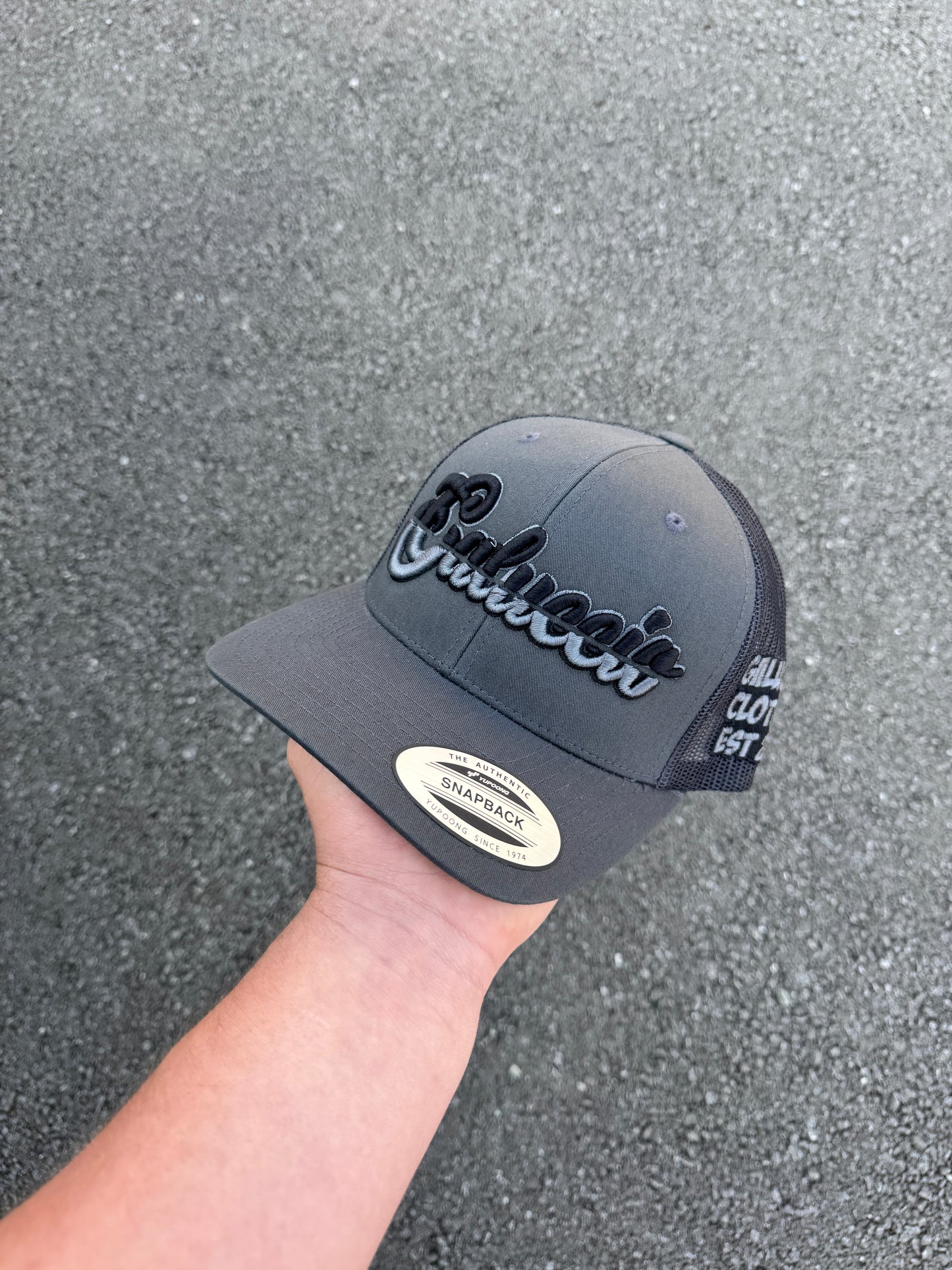 Galuccio Cap Grey/Black