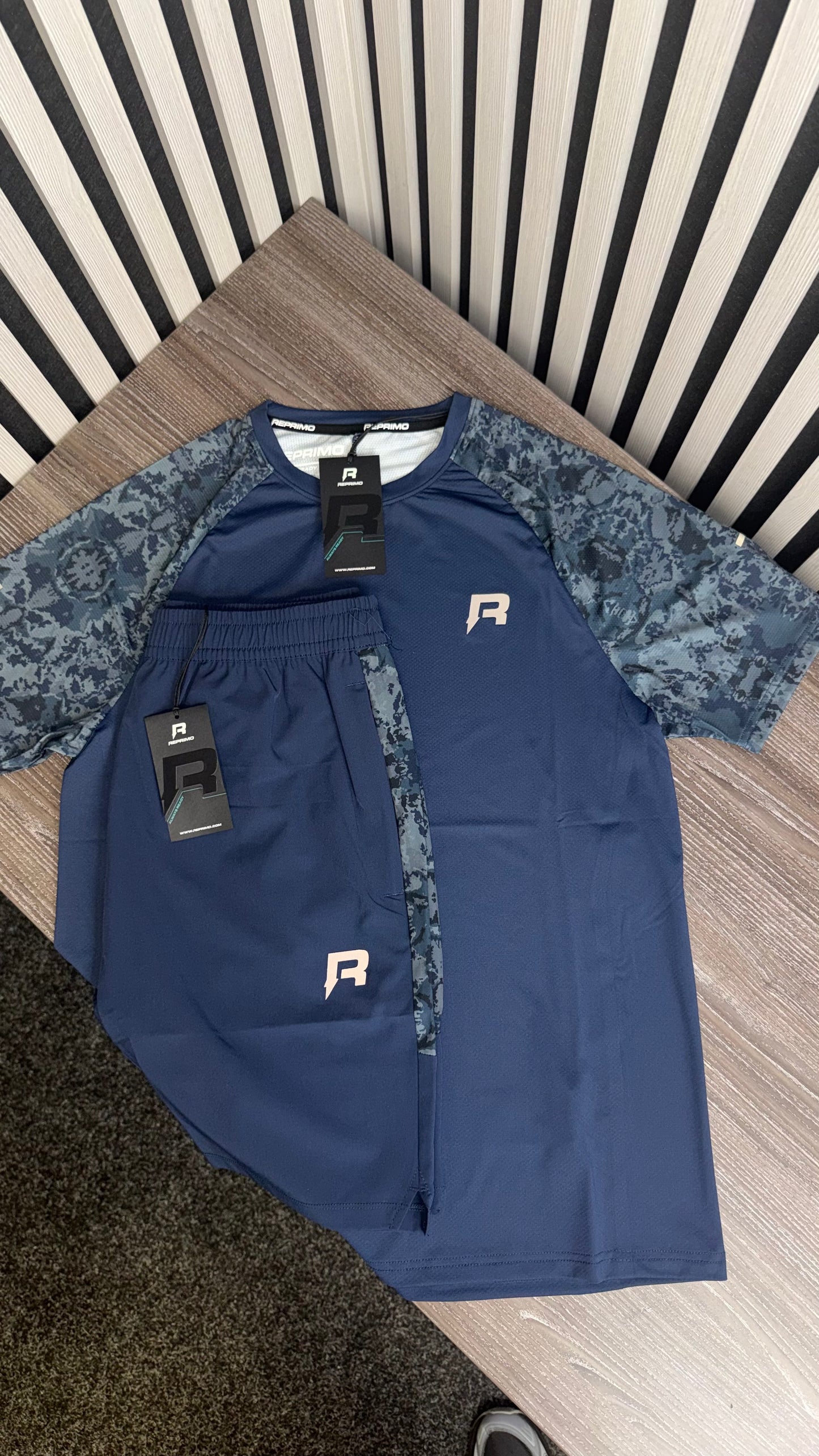 Reprimo Shiburi Set Navy 7” Shorts