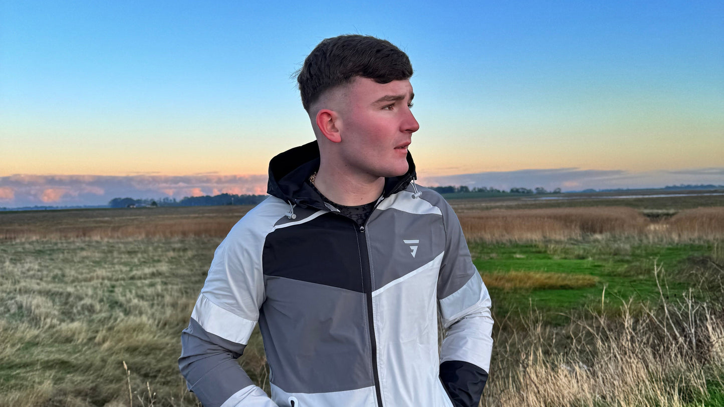 Griid patch work tracksuit