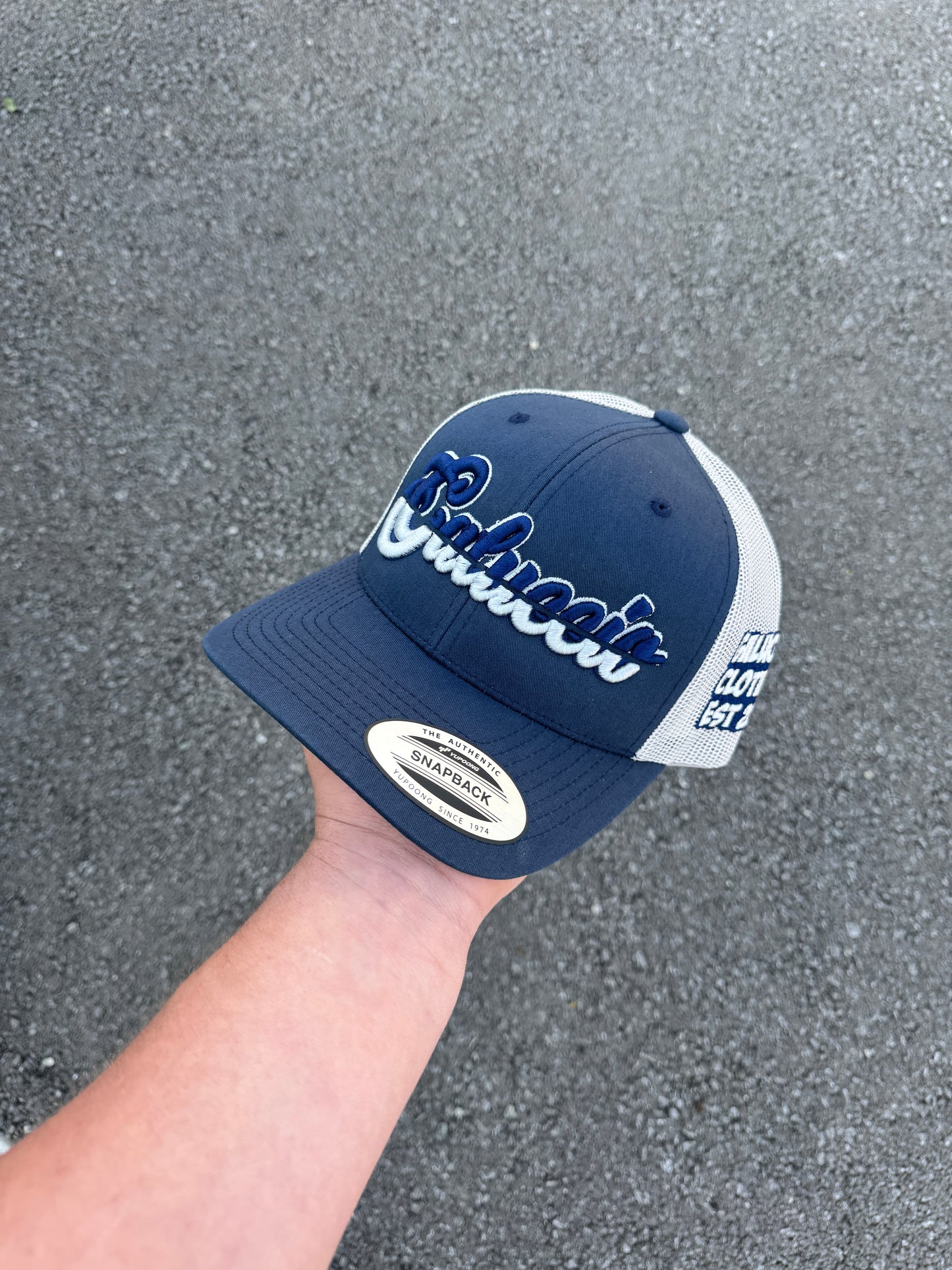 Galuccio Cap Navy/White