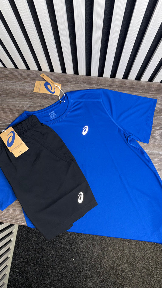 Asics Core Royal Blue Set 7” Black Core Shorts