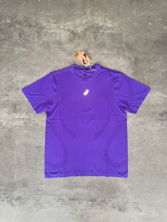 Asics Seamless Pattern Tee Purple