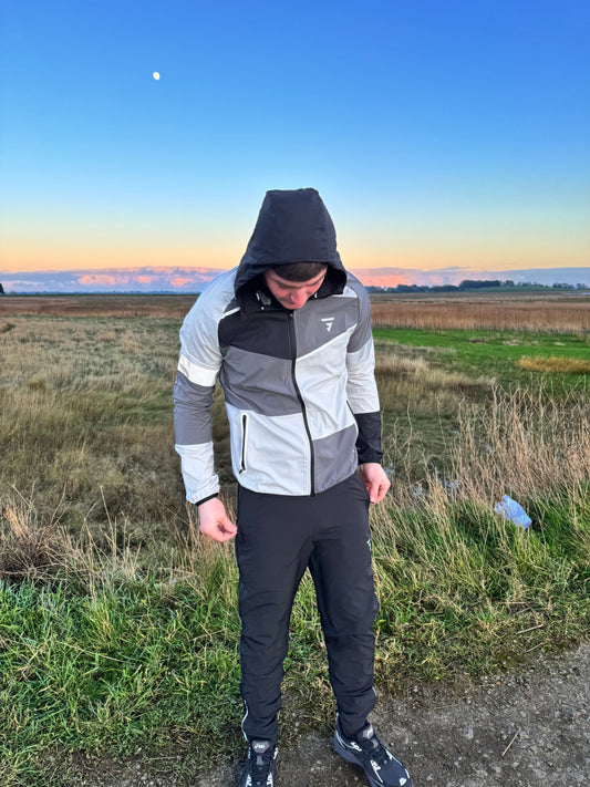 Griid patch work tracksuit