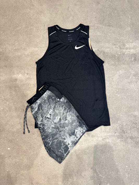Nike Miler Vest Geographical Short Set