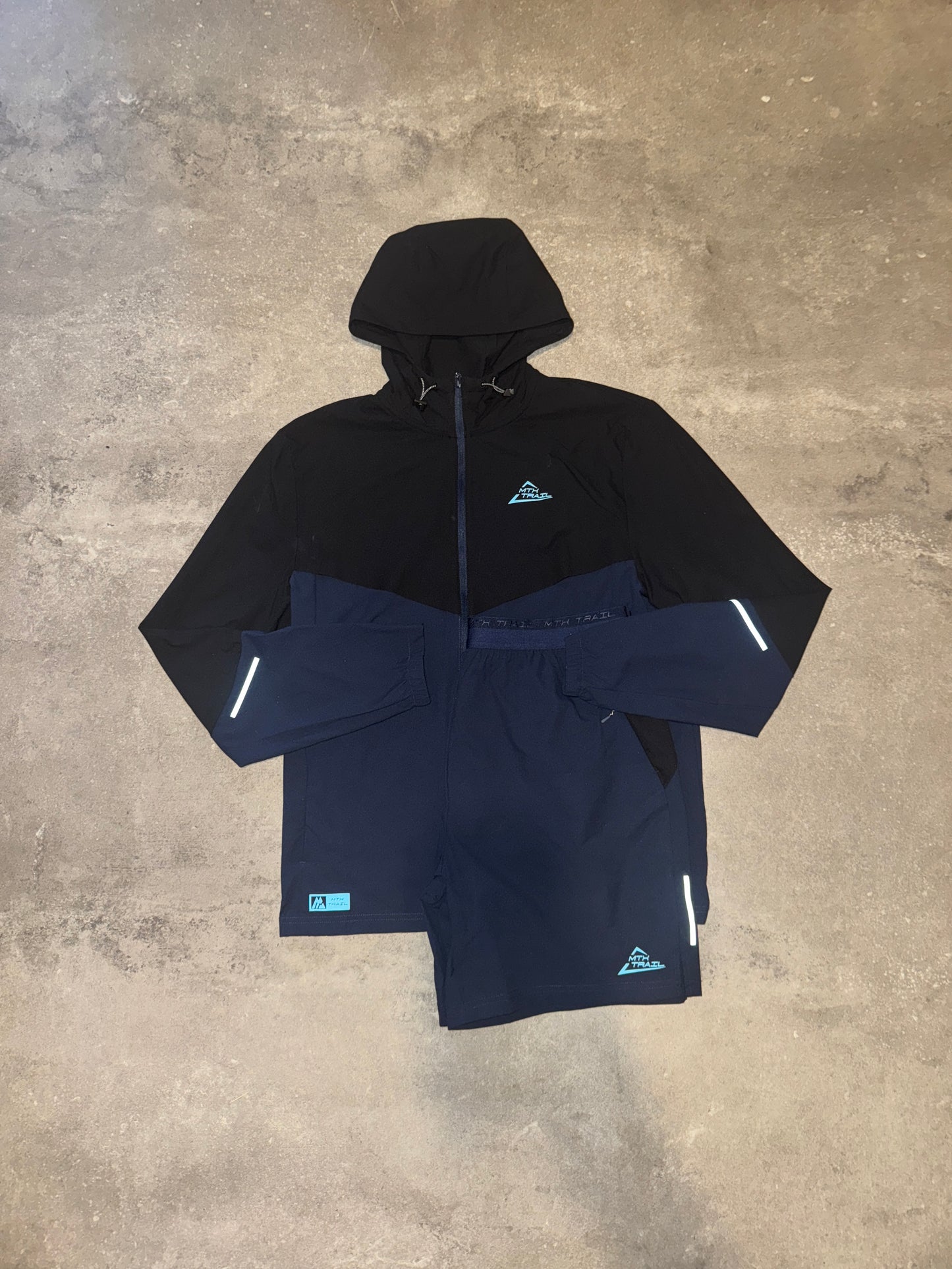 Montirex Trail Jacket Short Set Navy/Black