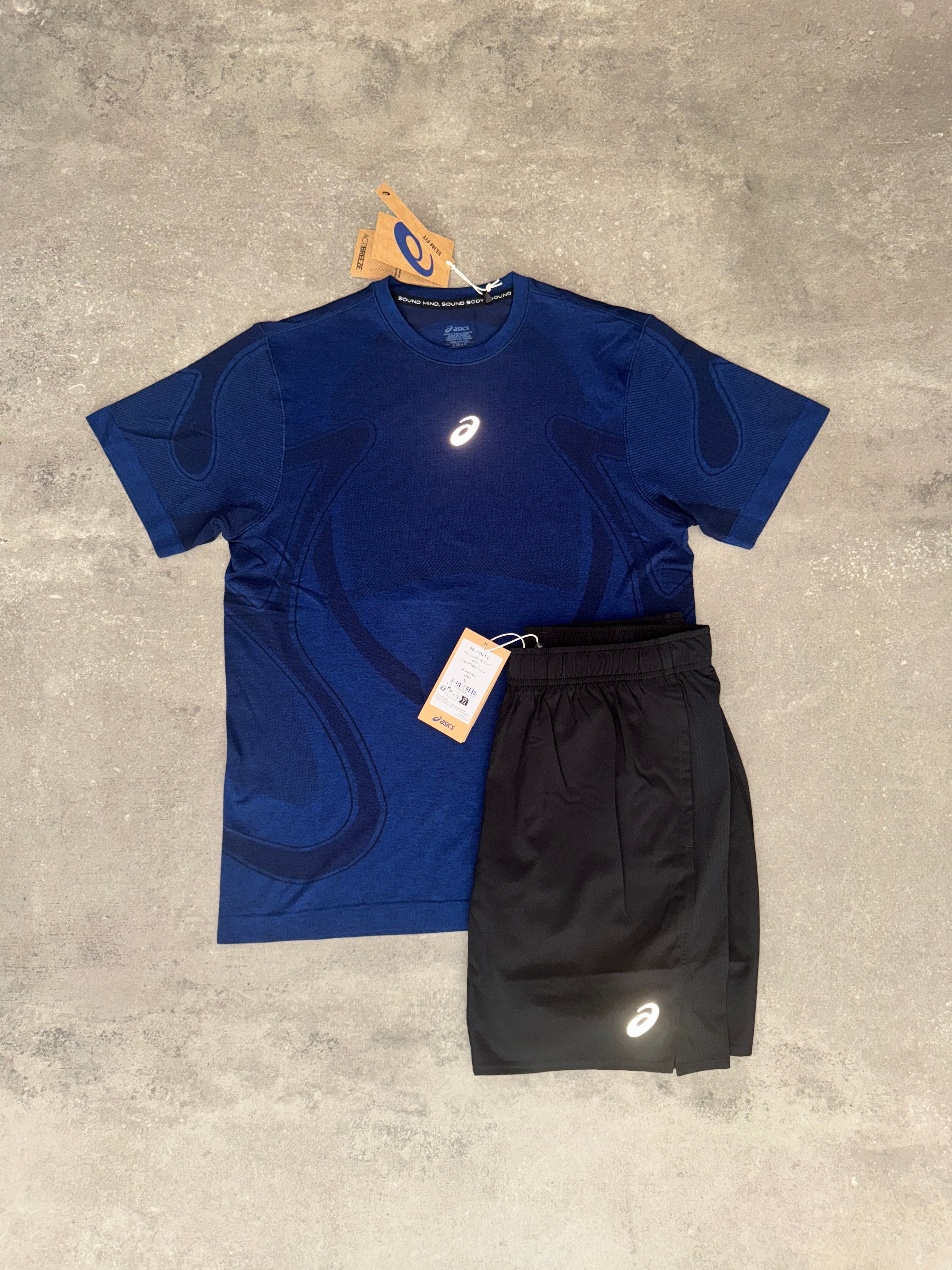 Asics Seamless Pattern Set Navy – Sneaker Outlet