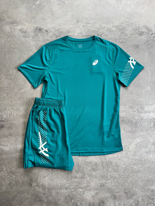 Asics Icon SS Set Green